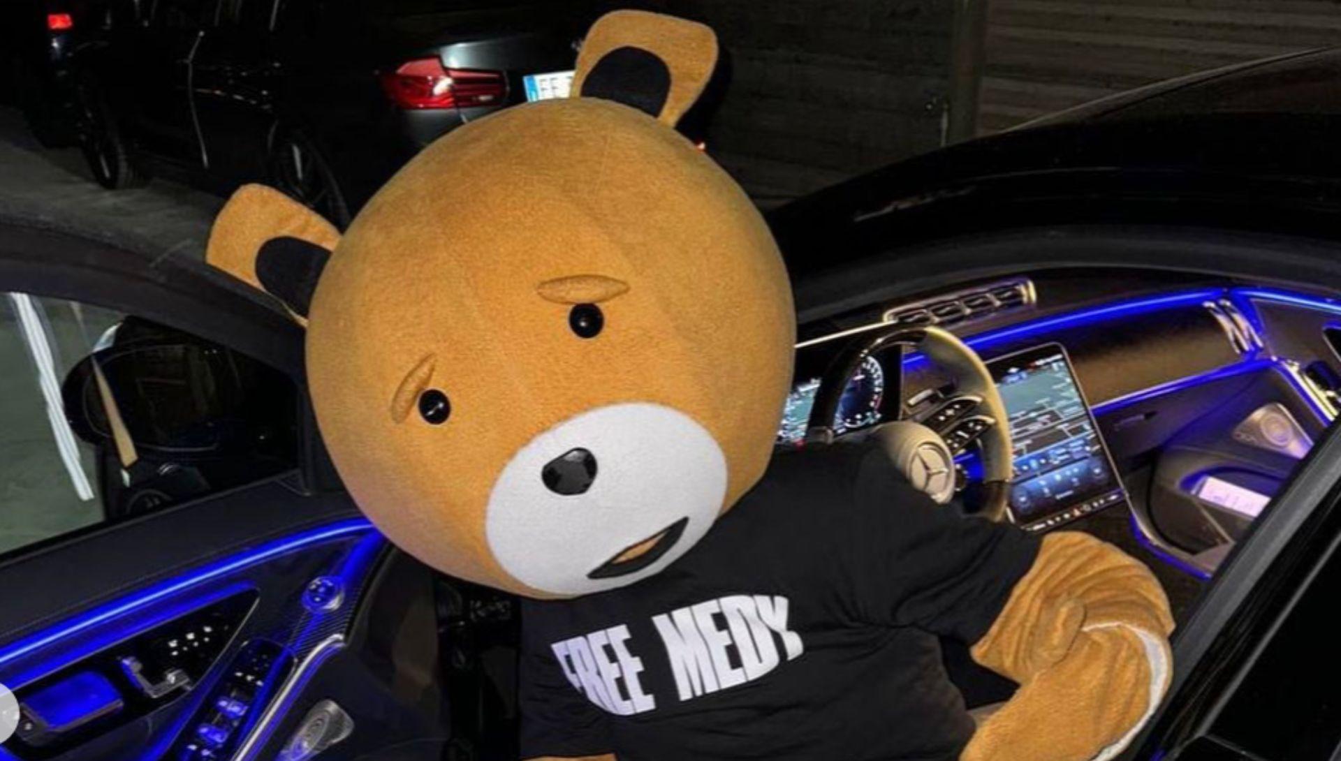 K7, l’orso di Medy Cartier ai concerti dei colleghi rapper